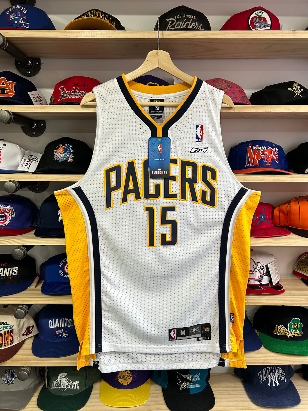 Vintage Reebok Ron Artest Indiana Pacers Swingman Jersey Medium New With Tags