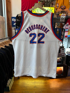 Vintage 1996 New York Knicks Gold Logo Dave Debusschere Jersey 48 XL