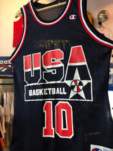 Load image into Gallery viewer, Vintage Champion USA Basketball Olympics Reggie Miller Jersey Size 40 / Medium
