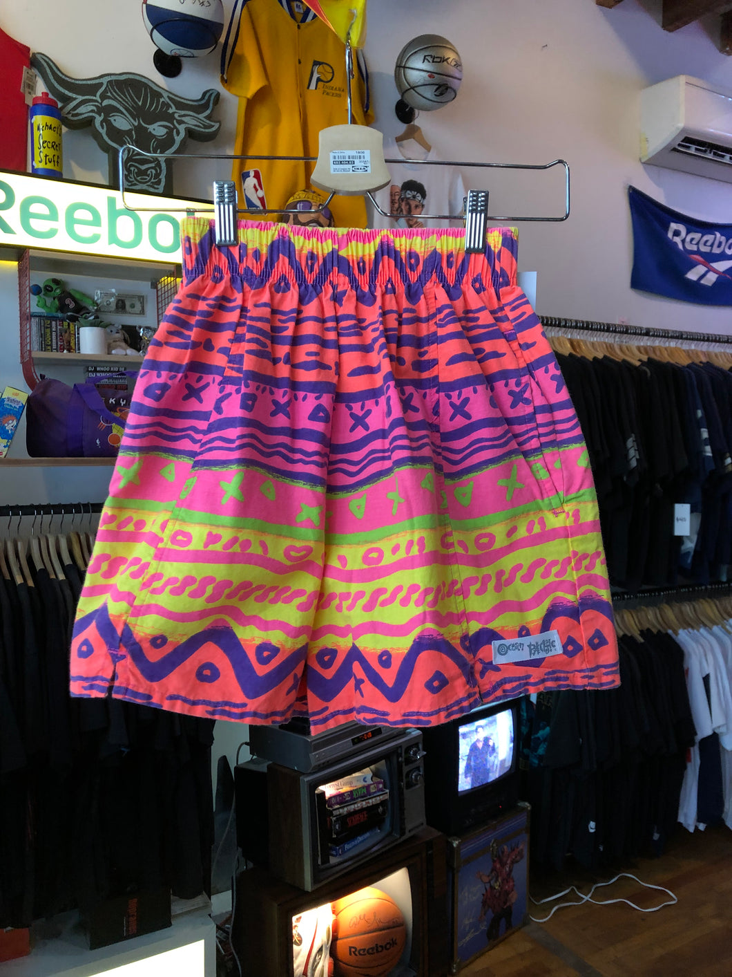 Vintage Ocean Pacific Colorful Abstract Shorts Size XS