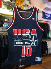 Load image into Gallery viewer, Vintage Champion USA Basketball Olympics Reggie Miller Jersey Size 40 / Medium
