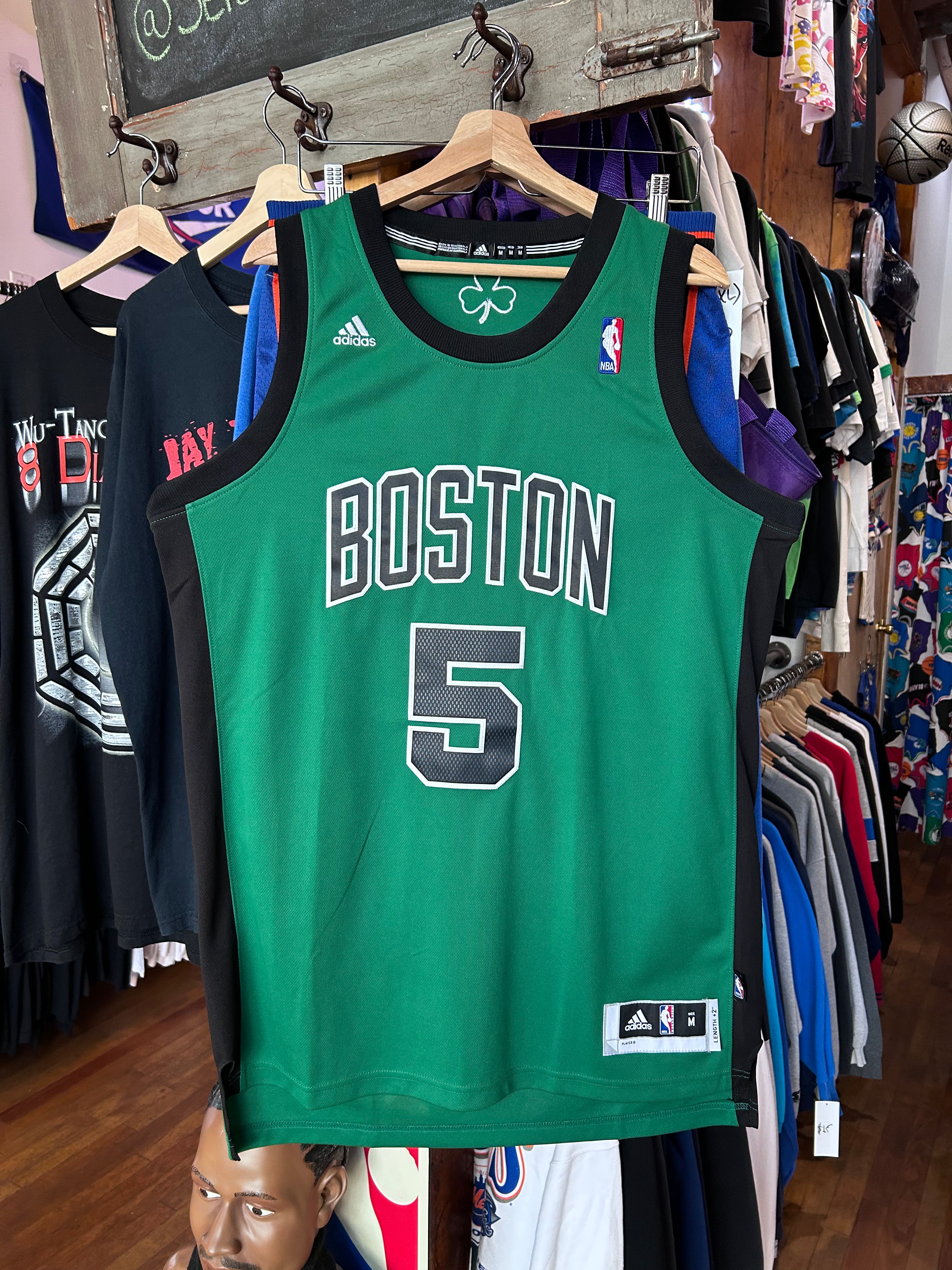 Big Ticket 🎟️ 🏀 . . . Just added this pair of Adidas Swingman Boston Celtics  Kevin Garnett Jerseys to the website ! both Size Medium -…