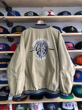 Load image into Gallery viewer, Vintage Disturbing Tha Peace Records Bomber Jacket Size XXL
