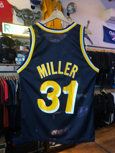 Vintage Deadstock Champion Indiana Pacers Reggie Miller Jersey Size 40 / Medium