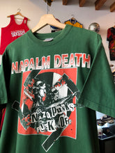 Load image into Gallery viewer, Vintage Napalm Death N*zi Punks F*CK Off Tee Size Large
