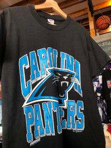 Vintage 1993 NFL Carolina Panthers Logo Tee Size Medium