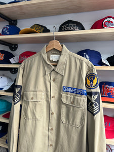 Ralph Lauren Denim Supply Military Button Down Shirt XL