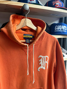 Vintage Ralph Lauren Rugby Orange Old English Letter Hoodie Small