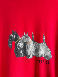 Vintage Polo Sport Ralph Lauren Scottish Terrier Tee M / L