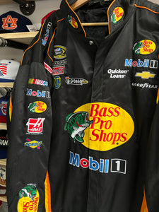 Vintage NASCAR Tony Stewart Chase Authentics Bass Pro Shops Jacket 2XL