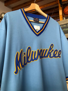 Vintage 2000s Cooperstown Collection Milwaukee Brewers Jersey Size XXL