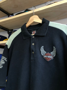 Vintage 2000 Harley Davidson Polo Shirt Size M/L