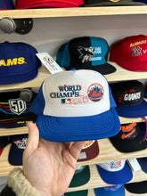 Load image into Gallery viewer, Vintage 1986 New York Mets World Series Champions Trucker SnapBack
