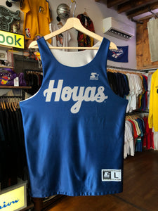 Vintage Starter Georgetown Hoyas Reversible Jersey Size Large