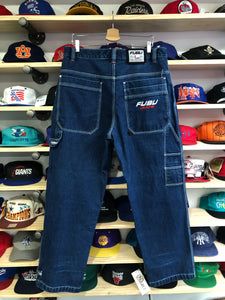 Vintage Fubu Carpenter Baggy Denim Jeans Size 38x34