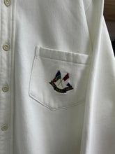 Load image into Gallery viewer, Vintage 1987 Polo Ralph Lauren Cross Flags Cotton Button Down Sweater Medium / Large
