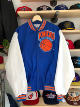 Load image into Gallery viewer, Vintage Chalk Line New York Knicks Varsity Jacket Size Large
