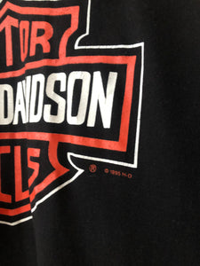 Vintage 1995 Harley Davidson Logo Tee Size XL