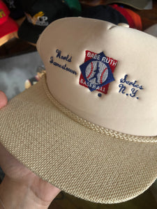 Vintage Babe Ruth Baseball Jamestown Trucker Hat