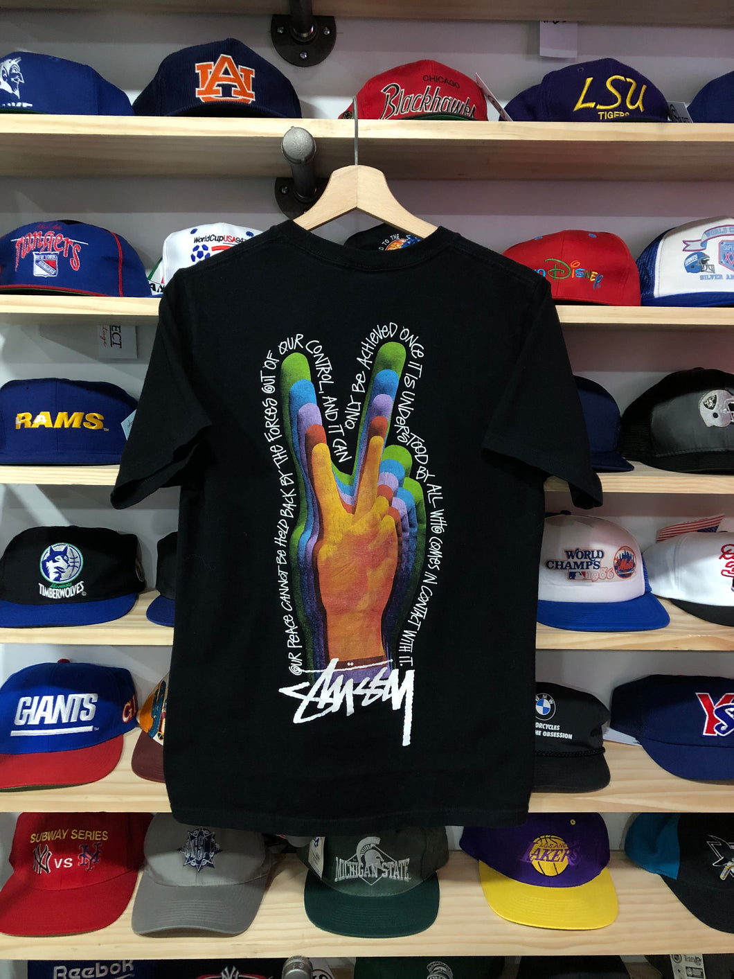 Stussy Peace Tee Size Small