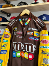 Load image into Gallery viewer, Vintage Chase Authentics Kyle Busch M&amp;M Nascar Jacket 2XL

