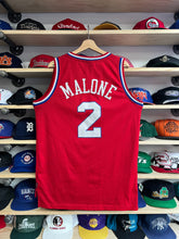 Load image into Gallery viewer, Vintage Reebok Hardwood Classics Sixers Moses Malone Jersey Size Medium
