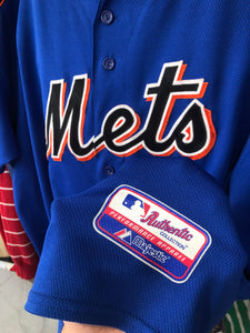 Vintage Majestic Cool Base New York Mets Blank Jersey Size 2XL