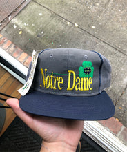 Load image into Gallery viewer, Vintage 90s Deadstock Norte Dame Fighting Irish The Game Snapback
