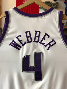 Authentic Vintage Reebok Sacramento Kings Chris Webber Jersey Size 52 2XL