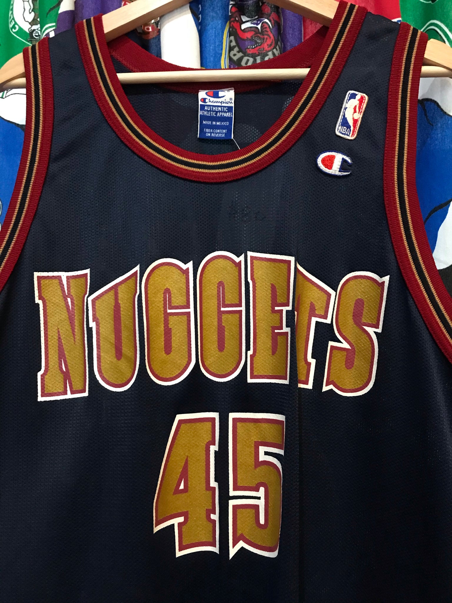 nuggets vintage jersey