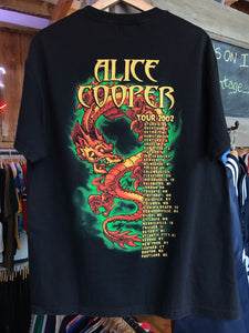 Vintage 2002 Alice Cooper Tour Tee Size Large