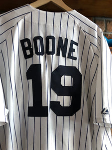 Vintage Majestic New York Yankees Pin Stripe Aaron Boone Jersey Size 3X