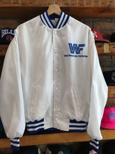 Load image into Gallery viewer, Vintage WWF Ultimate Warrior Fanimation Satin Jacket Size Medium
