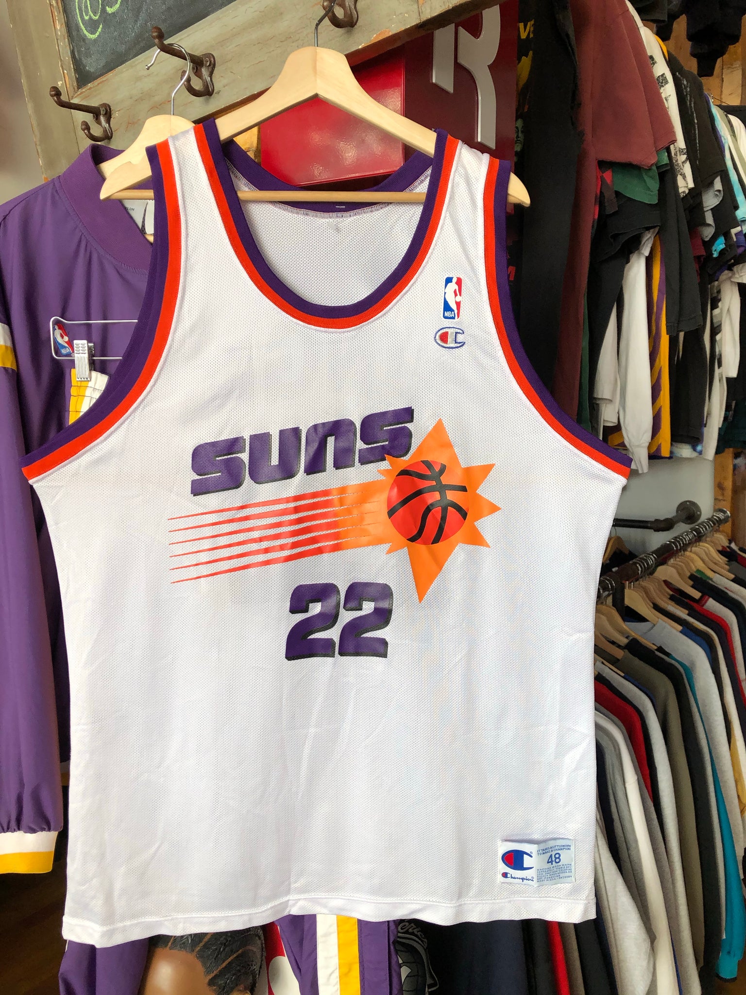 Vintage Danny Ainge Phoenix Suns Champion Jersey 48 XL – Select Vintage BK