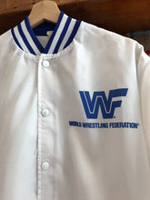 Load image into Gallery viewer, Vintage WWF Ultimate Warrior Fanimation Satin Jacket Size Medium
