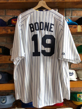 Load image into Gallery viewer, Vintage Majestic New York Yankees Pin Stripe Aaron Boone Jersey Size 3X
