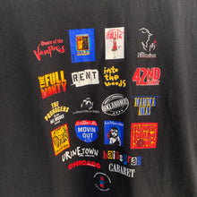 Load image into Gallery viewer, Vintage Late 90s The Broadway Cares Collection Broadway Plays Tee Size XL
