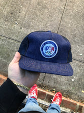 Load image into Gallery viewer, Vintage Deadstock 1 of 1 Levis 1984 Olympics Mesh / Denim Snapback
