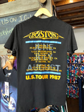 Load image into Gallery viewer, Vintage 1987 Paper Thin Single Stitched Boston Double Sided Tour Tee Size Medium
