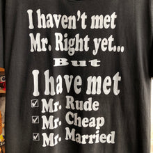 Load image into Gallery viewer, Vintage Single Stitched Paper Thin Mr. Right Tee Size Medium
