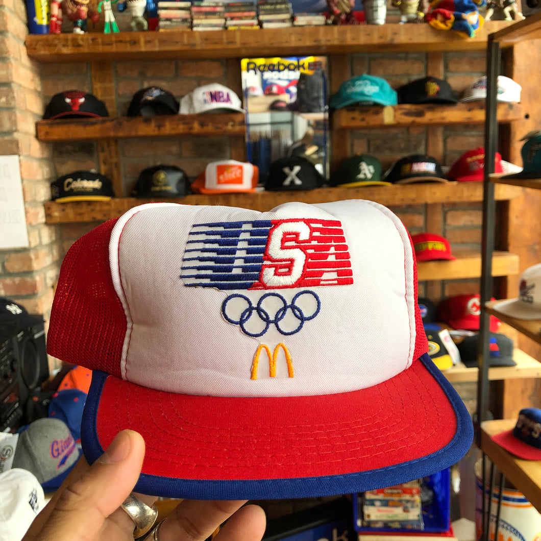 Vintage 1984 USA Olympics McDonald’s Trucker Snapback