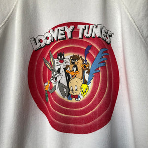 Vintage 1989 Looney Tunes Double Sided Crewneck Sweater Size Medium