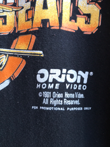 Vintage 1991 Orion Navy Seals Movie Promo Pull Over Hoodie Size Medium
