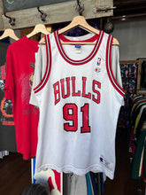 Load image into Gallery viewer, Vintage Chicago Bulls Dennis Rodman Home Jersey 44 Large

