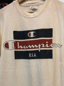 Vintage Single Stitched Champion USA Tee Size Medium