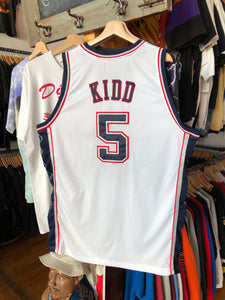 Jason Kidd #5 New Jersey Nets Adidas Authentic Jersey NBA Sz 52 Stitched