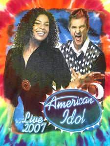 2007 Tie-Dye American Idol Tee Size Small