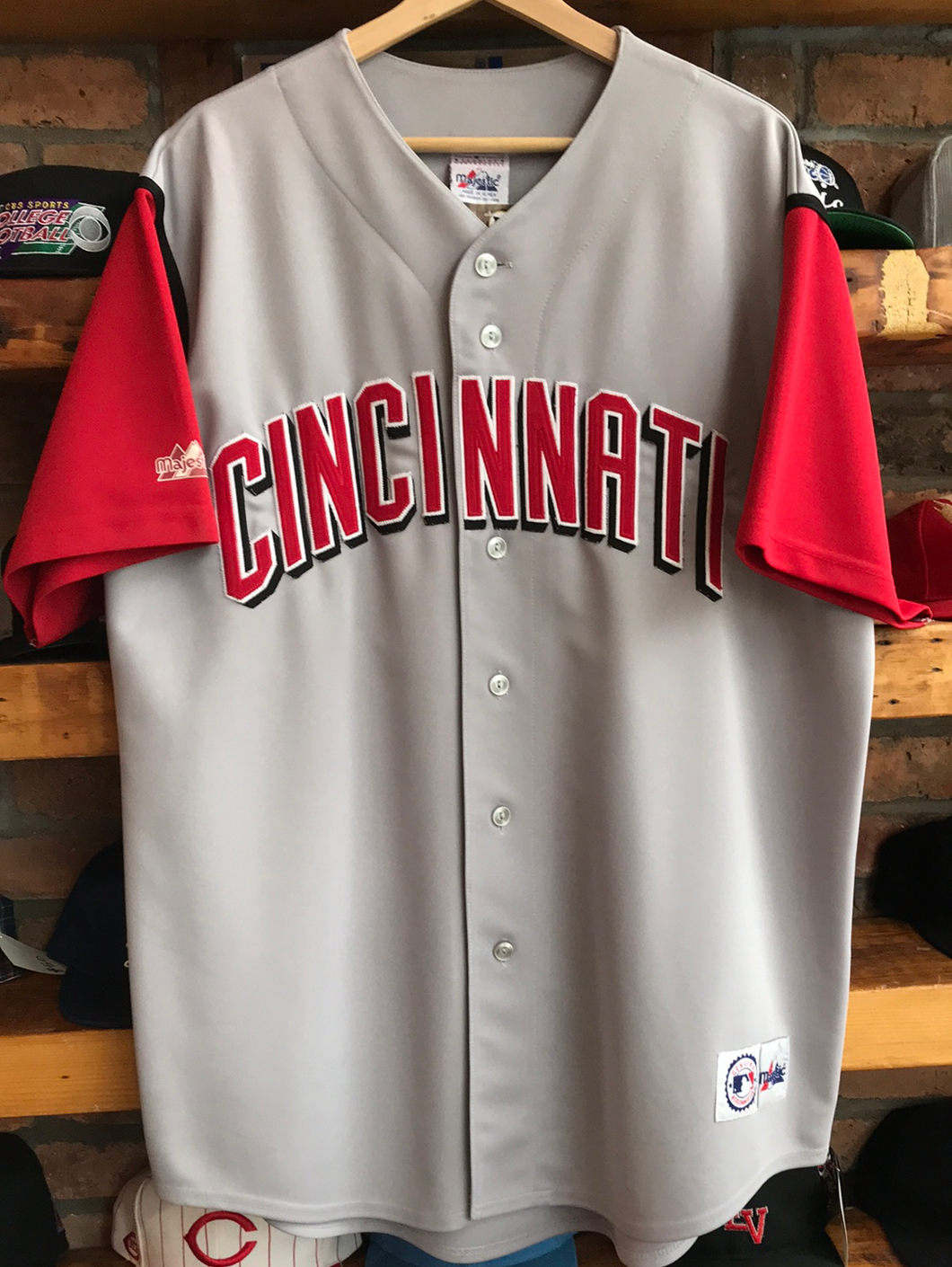 Vintage Majestic Cincinnati Reds Blank Jersey Size 2XL Select