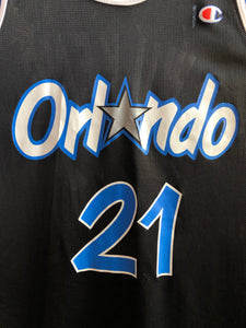 Vintage Orlando Magic Gerald Wilkens Champion Jersey 48
