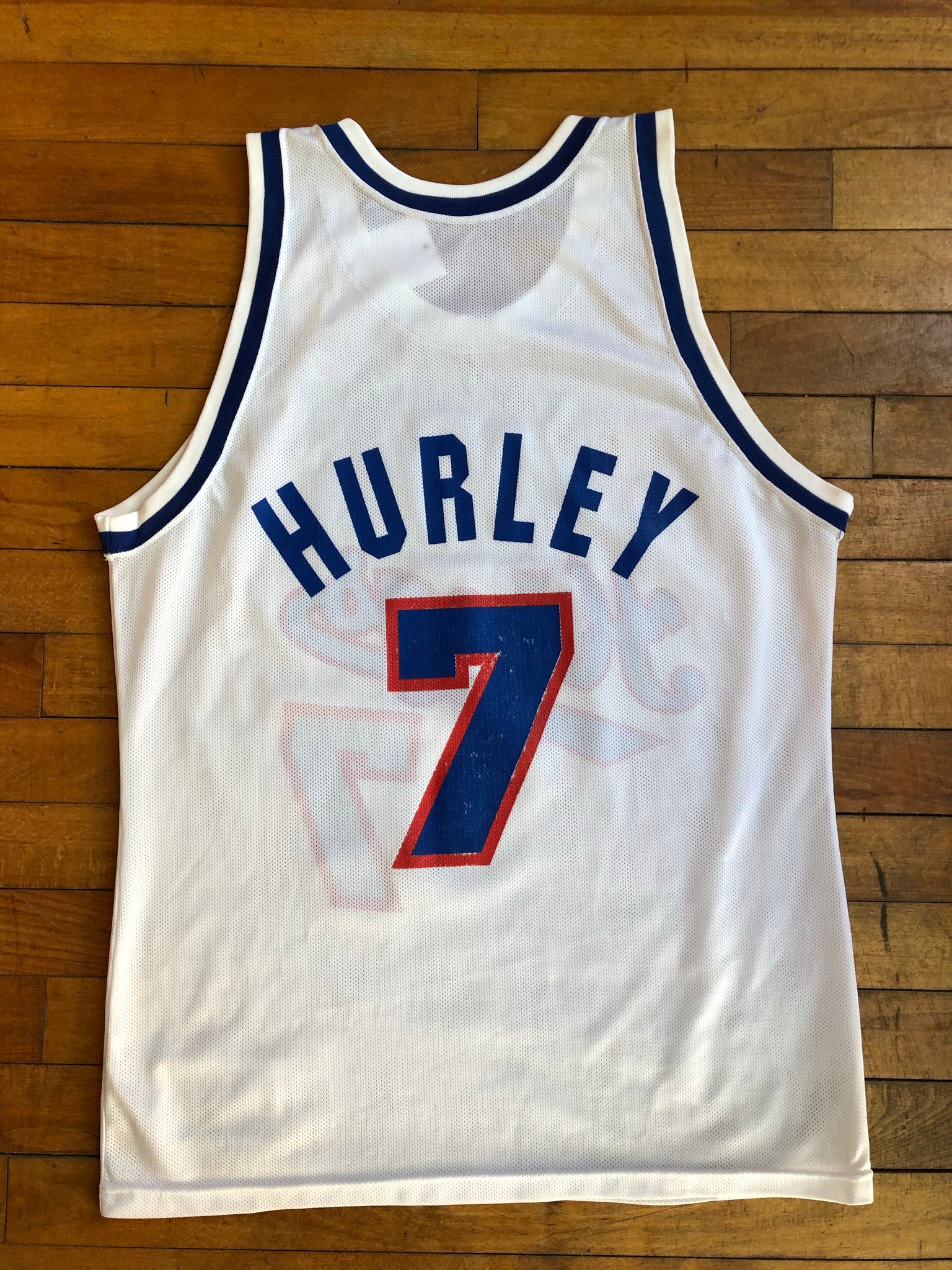 Bobby Hurley XL / 48 Sacramento Kings Duke Vintage NBA 90s 
